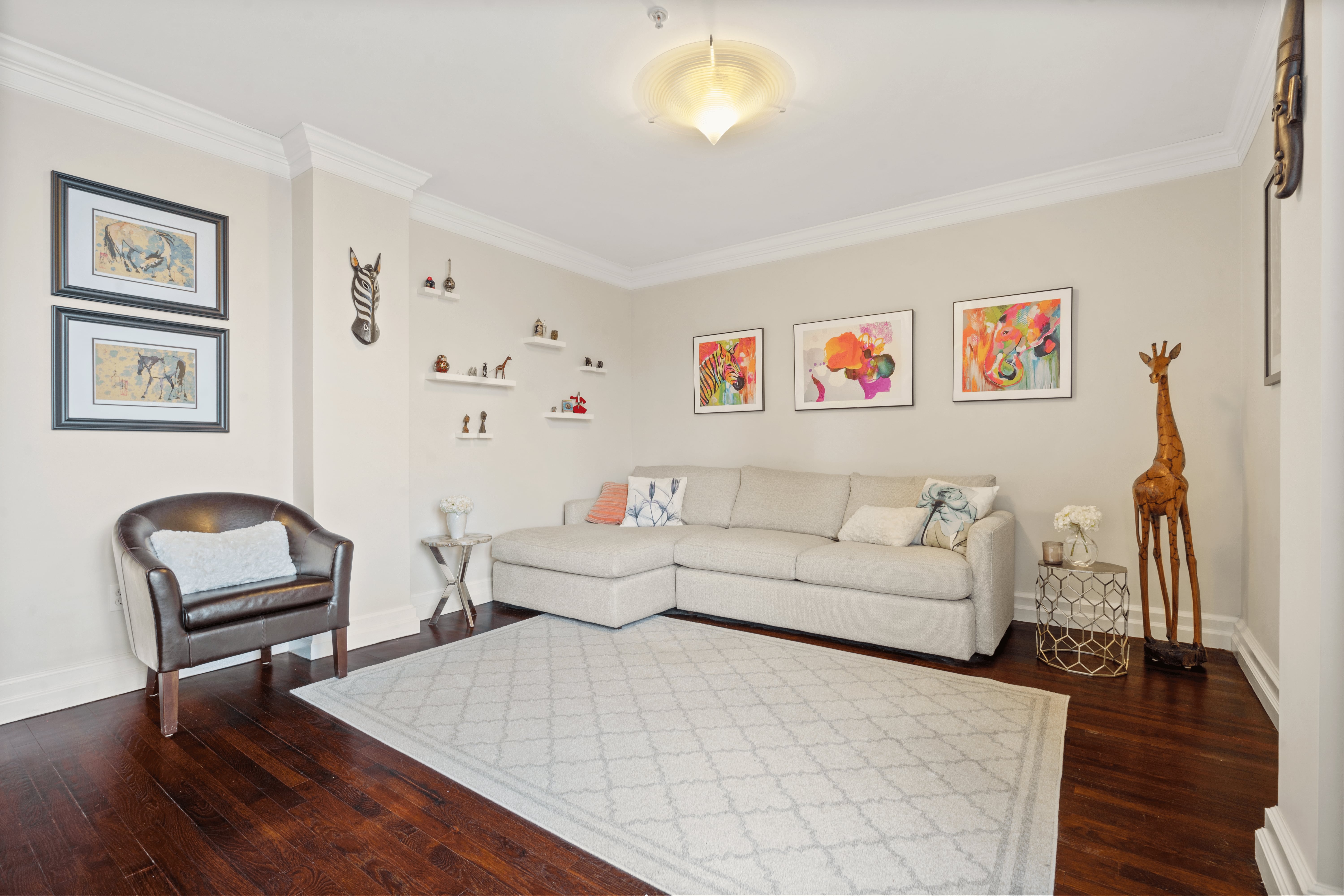 Before removing minor blemishes in real estate photo editing